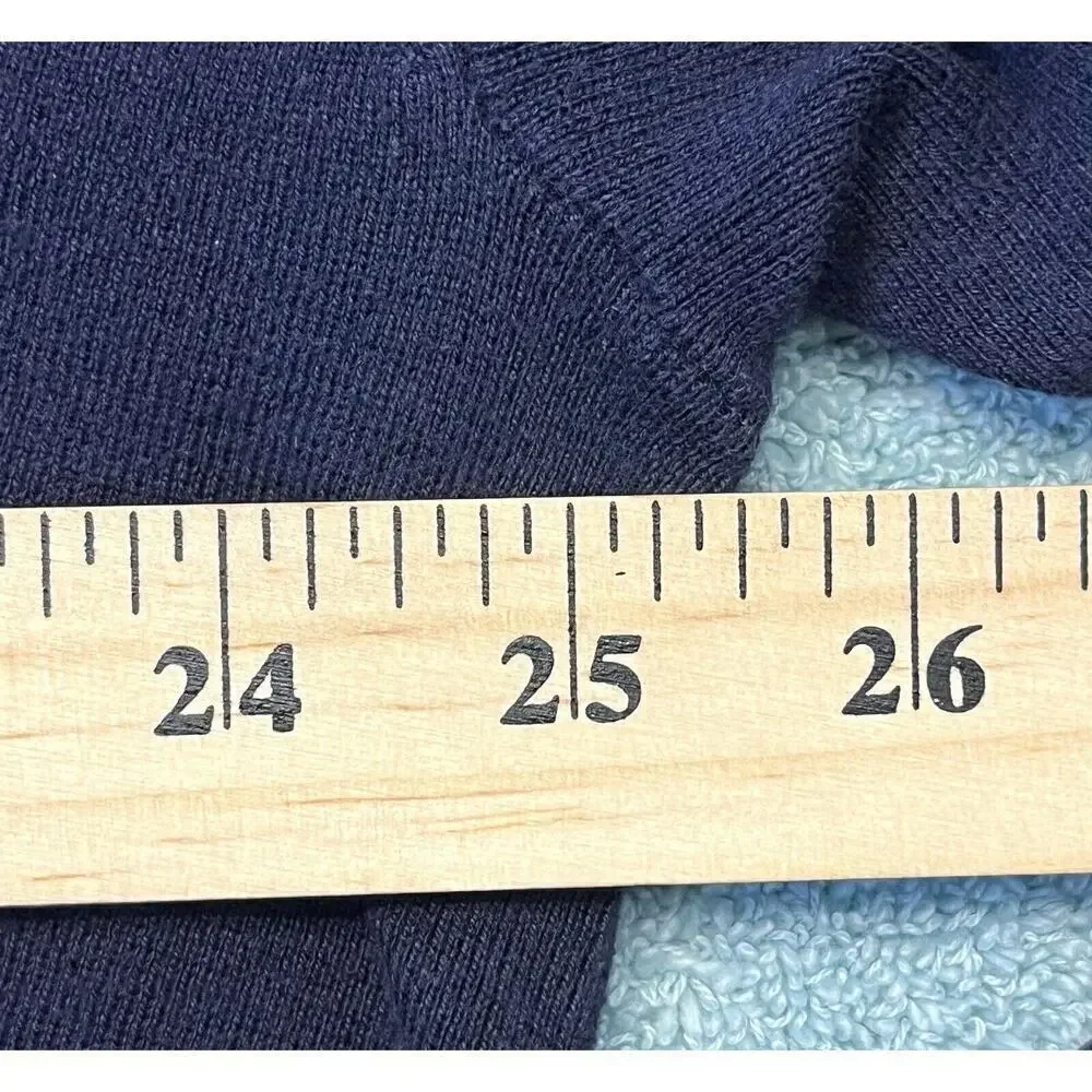 Polo Ralph Lauren Sweater Mens XL Blue Pima Cotton V Neck Preppy